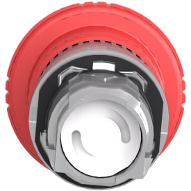 Schneider Harmony ZB4BS844 nødstopshoved, tryk-drej, Ø40 mm, rød