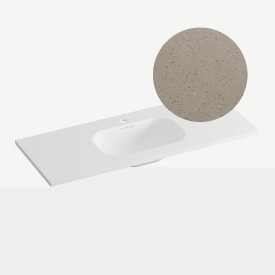 Korsbakken Nice møbelservant, 120,5x46,5 cm, terrazzo lava