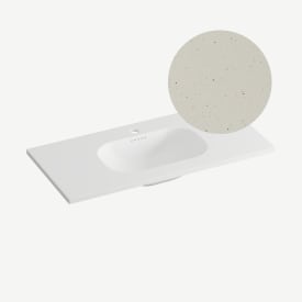 Korsbakken Nice møbelservant, 100,5x46,5 cm, terrazzo sand