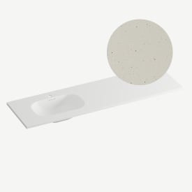 Korsbakken Nice møbelservant, venstre, 160,5x46,5 cm, terrazzo sand