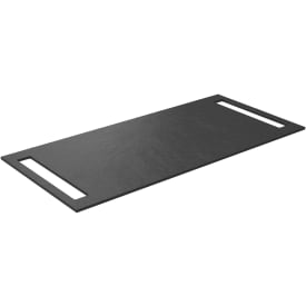 Korsbakken benkeplate håndkleholder begge sider, 100x46 cm, sort