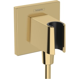 Hansgrohe FixFit E slanguttag, borstad svart krom