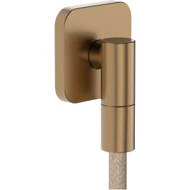 Hansgrohe FixFit Fine Q slanguttag, borstad brons