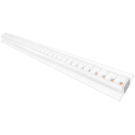 UGR Troldtekt/trebetong 60 cm hvit/hvit H: 25 mm 3000K