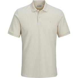 Jack & Jones JJEAUSTIN Polo T-shirt, Moonbeam, 2XL