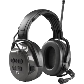 Hellberg Synergy DR høreværn med Bluetooth, Grå/Sort, ONESIZE