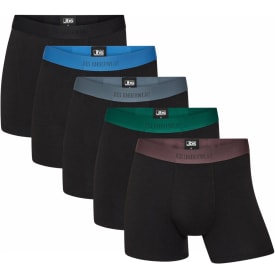 JBS 5-pak boxershorts med bambus, Flerfarvet/Sort, XL