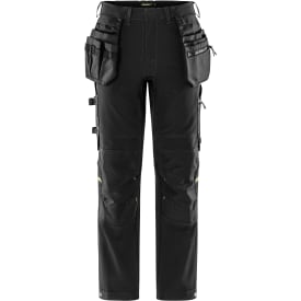Fristads Flex håndværkerbukser 2801 GHST full stretch, Sort, C54