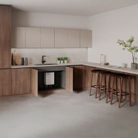 Metro Therm Eco+ brugsvandsveksler, med kabinet