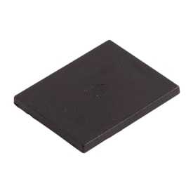 Ansell Lighting ändlock utan hål, 26x21,3 mm, svart