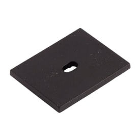Ansell Lighting endehette med hull, 26x21,3 mm, svart