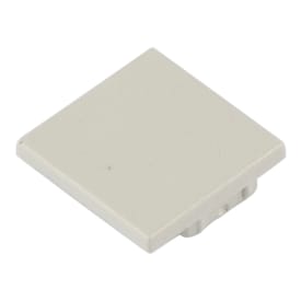 Ansell Lighting ändlock utan hål, 15x56,2 mm, aluminium