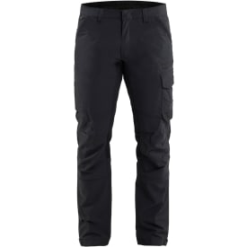 Blåkläder Workwear Service arbejdsbukser med 4-vejs stretch, sort/mørk grå, str. C54