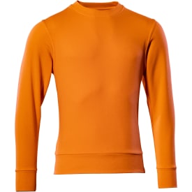 Mascot Carvin collegegenser, oransje, str. 2XL