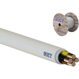 Kabel NOIKX Flex 90° 4x150 Eca, lysegrå T500