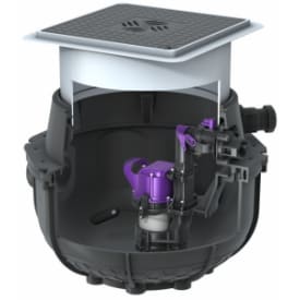 Kessel Aqualift Mono til installation i gulv, gråt spildevand