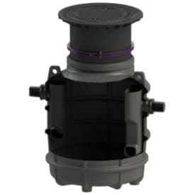 Kessel 4 l/s fedtudskiller, 110 mm til-/afgang, D400, i jord