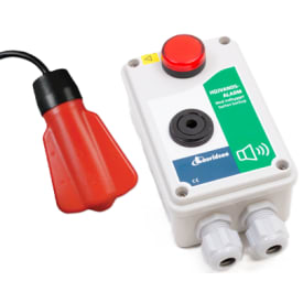 Lauridsen høyvannsalarm med nivåbryter for svart, komplett 10 m