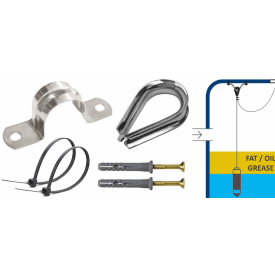 Lauridsen monteringssett for sensorer i betongtanker