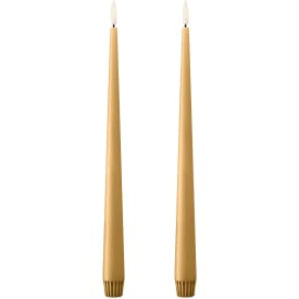 Ester & Erik LED kronljus, 30 cm, currygult, 2-pack