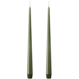 Ester & Erik LED kronljus, 30 cm, mörkgrön, 2-pack