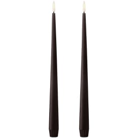 Ester & Erik LED kronljus, 30 cm, mörkbrun, 2-pack