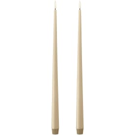 8 st Ester & Erik LED kronljus, 40 cm, sand, 2-pack