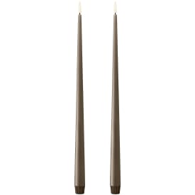 Ester & Erik LED kronljus, 40 cm, brun, 2-pack