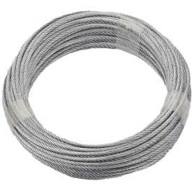 Stålwire, galvaniseret 5,0 mm, 30 meter