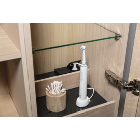 Svedbergs ladestation til højskab, 50 cm, hvid ask