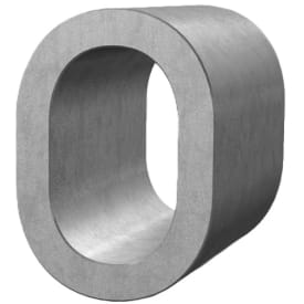100 stk Wireklemme, oval, 2,5 mm x 9 mm