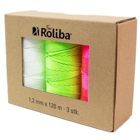 Roliba muresnor sett, 3 ruller, 1,2 mm x 120 m