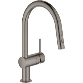 Grohe Minta köksblandare, utdragbar pip, svart krom
