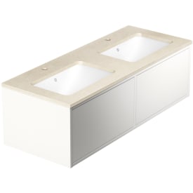 Gustavsberg Ducentic möbelpaket, 119x47 cm, vit
