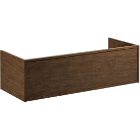 Gustavsberg Ducentic servantskap, 118x46,5 cm, brun eik