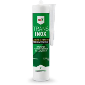 TEC7 Trans fugemasse 310 ml, Inox