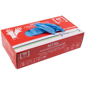 PrimeSource engangshandske, nitril, pudderfri, blå, str. M