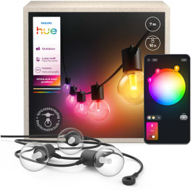 Philips Hue Festavia Globe lyslenke utendørs, 10 lys, 7 meter
