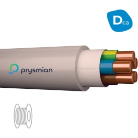 250 meter Kabel Afumex D 5G6 halogenfri, Dca, T250