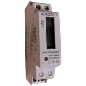 Måler kwh 1fase til din 18mm