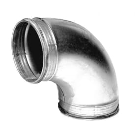 Bøjning ø 160mm. 90 Gr