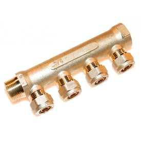 Fordelerrør til 4 kredse