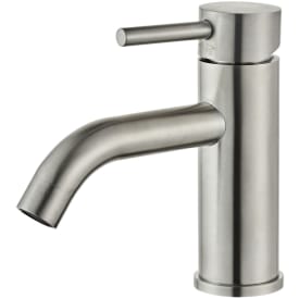 Zen Sanitary Slimline servantbatteri, børstet rustfritt stål