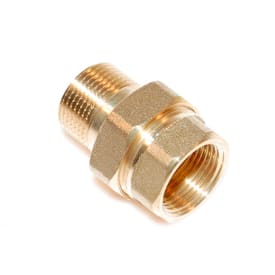 Radiatorforskruning, lige,  1"