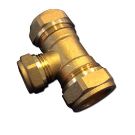 Kompressions T-stykke 22 x 15 x 22 mm
