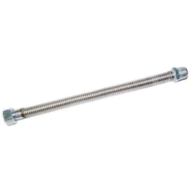 Stål flexslange 1/2 x 1000 mm, omløber/nippel