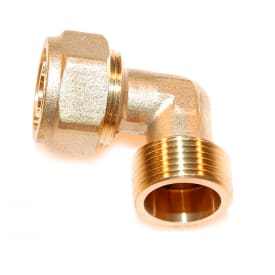 Pex vinkel, 18 mm - 1/2" nippel