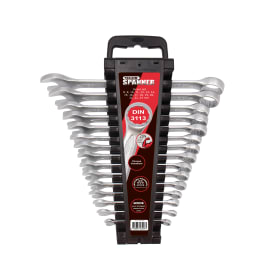 Tecos ringgaffelnøglesæt, 8-24 mm, 16 dele