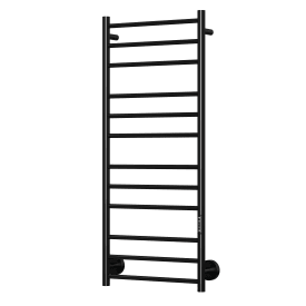 TVS Plus 12L håndklædetørrer, el, 50x116 cm, sort