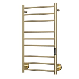 TVS Plus 9L handdukstork, el, 50x86 cm, borstat guld